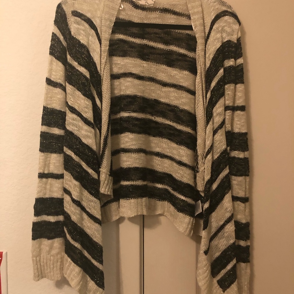 Black and gold cardigan